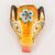 Wood mask, 'Floral Piglet' - Floral Pinewood Piglet Wall Mask from Guatemala thumbail