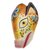 Wood mask, 'Floral Piglet' - Floral Pinewood Piglet Wall Mask from Guatemala (image 2c) thumbail