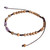 Jasper and amethyst beaded anklet, 'Magic Earth' - Jasper and Amethyst Beaded Anklet from Guatemala (image 2a) thumbail