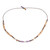 Jasper and amethyst beaded anklet, 'Magic Earth' - Jasper and Amethyst Beaded Anklet from Guatemala (image 2b) thumbail