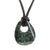 Jade pendant necklace, 'Verdant Tear' - Drop-Shaped Jade Adjustable Pendant Necklace from Guatemala (image 2a) thumbail