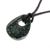 Jade pendant necklace, 'Verdant Tear' - Drop-Shaped Jade Adjustable Pendant Necklace from Guatemala (image 2b) thumbail
