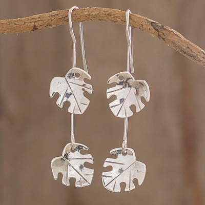 Sterling silver dangle earrings, Tropical Magic