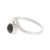 Jade band ring, 'Subtle Maya in Dark Green' - Dark Green Jade Band Ring Crafted in Guatemala (image 2c) thumbail