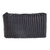 Handwoven cosmetic bag, 'Eco Weave in Black' - Handwoven Eco Friendly Cosmetic Bag in Black (image 2c) thumbail