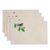 Handpainted cotton placemats, 'Jungle Song' (set of 4) - Bird-Themed Cotton Placemats from El Salvador (Set of 4) thumbail
