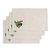 Handpainted cotton placemats, 'Seasonal Leaves' (set of 4) - Leaf Motif Cotton Placemats from El Salvador (Set of 4) (image 2a) thumbail