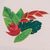 Handpainted cotton placemats, 'Seasonal Leaves' (set of 4) - Leaf Motif Cotton Placemats from El Salvador (Set of 4) (image 2c) thumbail