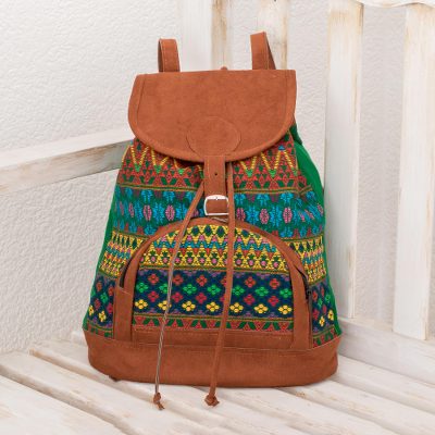 Cotton backpack, Colorful Forest