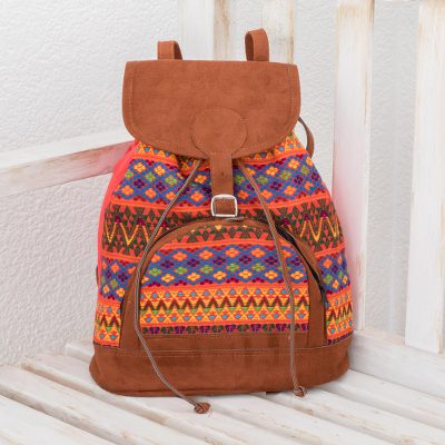 Cotton backpack, Colorful Morning