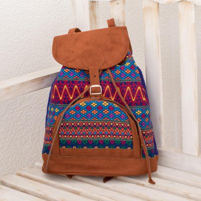 Cotton backpack, Florid Field