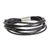 Men's leather cord bracelet, 'Bold Expression in Black' - Men's Leather Strand Bracelet in Black from Costa Rica (image 2a) thumbail