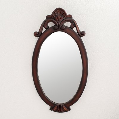 Wood wall mirror, Real Delight