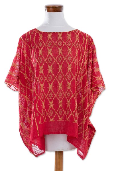 Cotton caftan, Crimson River