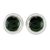 Jade button earrings, 'Forest Sun' - Natural Guatemalan Jade Earrings (image 2a) thumbail