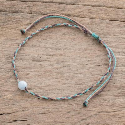 Jade anklet, Colorful Rope