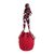 Cotton bucket bag, 'Succulent Strawberry' - Hand-Crocheted Cotton Bucket Bag in Solid Strawberry (image 2c) thumbail