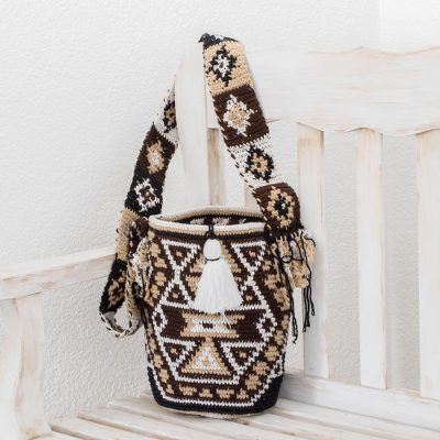Cotton bucket bag, Harmonious Geometry