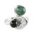 Jade cocktail ring, 'By The Way' - Sterling and Jade Cocktail Ring (image 2a) thumbail