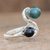 Jade cocktail ring, 'By The Way' - Sterling and Jade Cocktail Ring (image 2b) thumbail