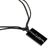 Jade pendant necklace, 'Wisdom in Black' - Wisdom Inscribed Black Jade Necklace (image 2b) thumbail
