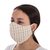 Natural cotton face masks, 'Earth Tones' (pair) - 2 Natural Undyed Brown and Ivory Cotton 2-Layer Masks (image 2c) thumbail