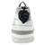 Cotton shoulder bag, 'Flowing River in Black' (15 inch) - Striped Black and Off-White Shoulder Bag (15 Inch) (image 2a) thumbail