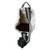 Cotton shoulder bag, 'Flowing River in Black' (15 inch) - Striped Black and Off-White Shoulder Bag (15 Inch) (image 2d) thumbail