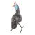 Ceramic figurine, 'Guinea Hen' - Ceramic Guinea Hen Bird For Outdoor Use From Guatemala (image 2c) thumbail
