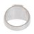 Men's jade single stone ring, 'Virtue in Dark Green' - Dark Green Jade Men's Statement Ring from Guatemala (image 2e) thumbail