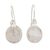 Fine silver and cultured pearl jewelry set, 'Bohemian Beauty' (3 pieces) - Leather and Fine Silver Jewelry Set (image 2d) thumbail