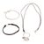 Fine silver and amethyst jewelry set, 'Jumay Magic' (3 pieces) - Leather and Fine Silver Jewelry Set with Amethyst (3 Pieces) (image 2a) thumbail