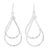 Fine silver and cultured pearl jewelry set, 'Touch of Love' (4 pieces) - Hand Crafted Jewelry Set with Fine Silver (4 Pieces) (image 2c) thumbail