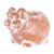 Ceramic planter, 'Petite Pig' - Small Pig Planter from El Salvador (image 2b) thumbail