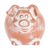 Ceramic planter, 'Petite Pig' - Small Pig Planter from El Salvador (image 2c) thumbail