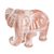 Ceramic planter, 'Rustic Elephant in Brown' - Hand Crafted Elephant Planter thumbail