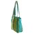 Cotton shoulder bag, 'Island Stripe in Green' - Handloomed Cotton Shoulder Bag (image 2b) thumbail
