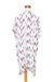 Rayon ikat jacket, 'Color Confetti' - Fringed Rayon Ikat Jacket (image 2c) thumbail