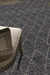 Hand-knotted Moroccan wool area rug, 'Perpetual' - Hand-Knotted Moroccan Pattern Wool Dark Blue/Ivory Area Rug (image 2d) thumbail