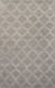 Modern geometric gray/ivory wool blend area rug, 'Smoke Trellis' - Modern Geometric Gray/Ivory Wool Blend Area Rug thumbail