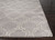 Modern geometric gray/ivory wool blend area rug, 'Smoke Trellis' - Modern Geometric Gray/Ivory Wool Blend Area Rug (image 2b) thumbail