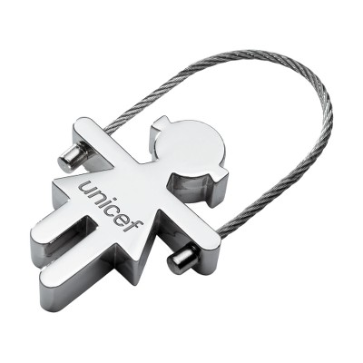 Unicef Keyring - Girl - Show Your Support for the World's Children