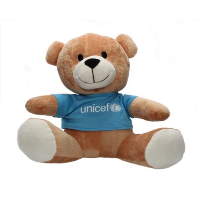 Buttons Teddy Bear - Unicef's New Teddy Comes with His Own T-Shirt