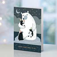 UNICEF Christmas cards, 'Merry Christmas to All' (set of 10) - UNICEF Christmas Cards Merry Christmas to All (Set of 10)