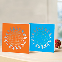 UNICEF all-occasion cards, 'A Circle of Friendship' (set of 10) - UNICEF Christmas Cards (set of 10)