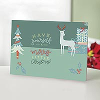 UNICEF Christmas Cards, 'A Merry Little Christmas' (pack of 10) - UNICEF Christmas Cards (set of 10)