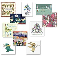 UNICEF Christmas card assortment (pack of 10) - UNICEF Assorted Christmas Cards (pack of 10)
