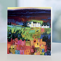 Unicef holiday greeting cards, 'Blair Atholl Castle' (set of 12) - UNICEF Sustainable Christmas Cards (set of 12)