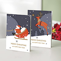 Unicef Christmas cards, 'The Journey Begins...' (set of 12) - UNICEF Sustainable Christmas Cards (set of 12)