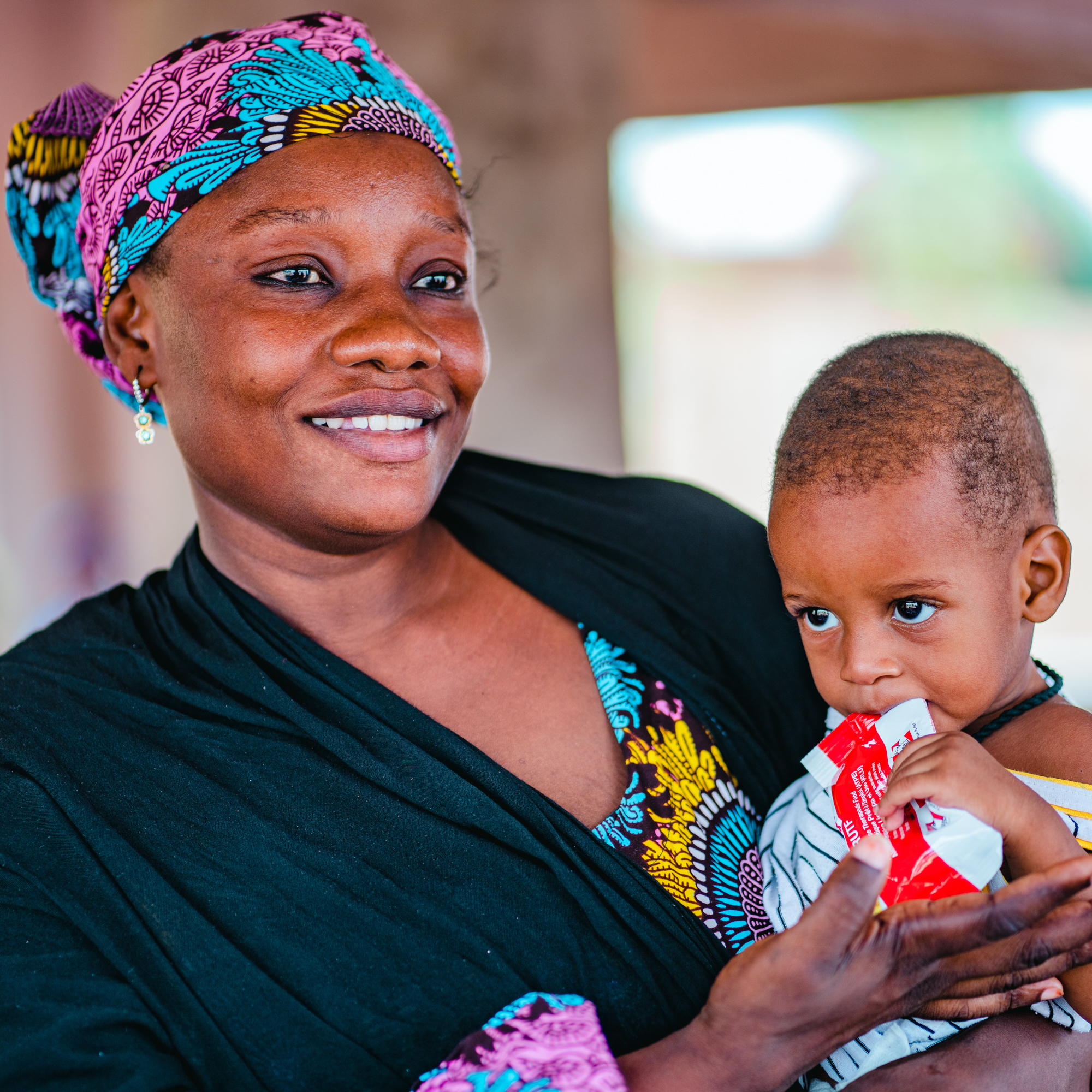 Unicef UK Market Peanut paste to save a child from